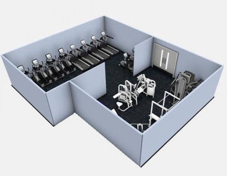 Custom gym layout by equipment planning experts