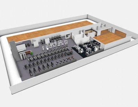Professional gym facility layout and design